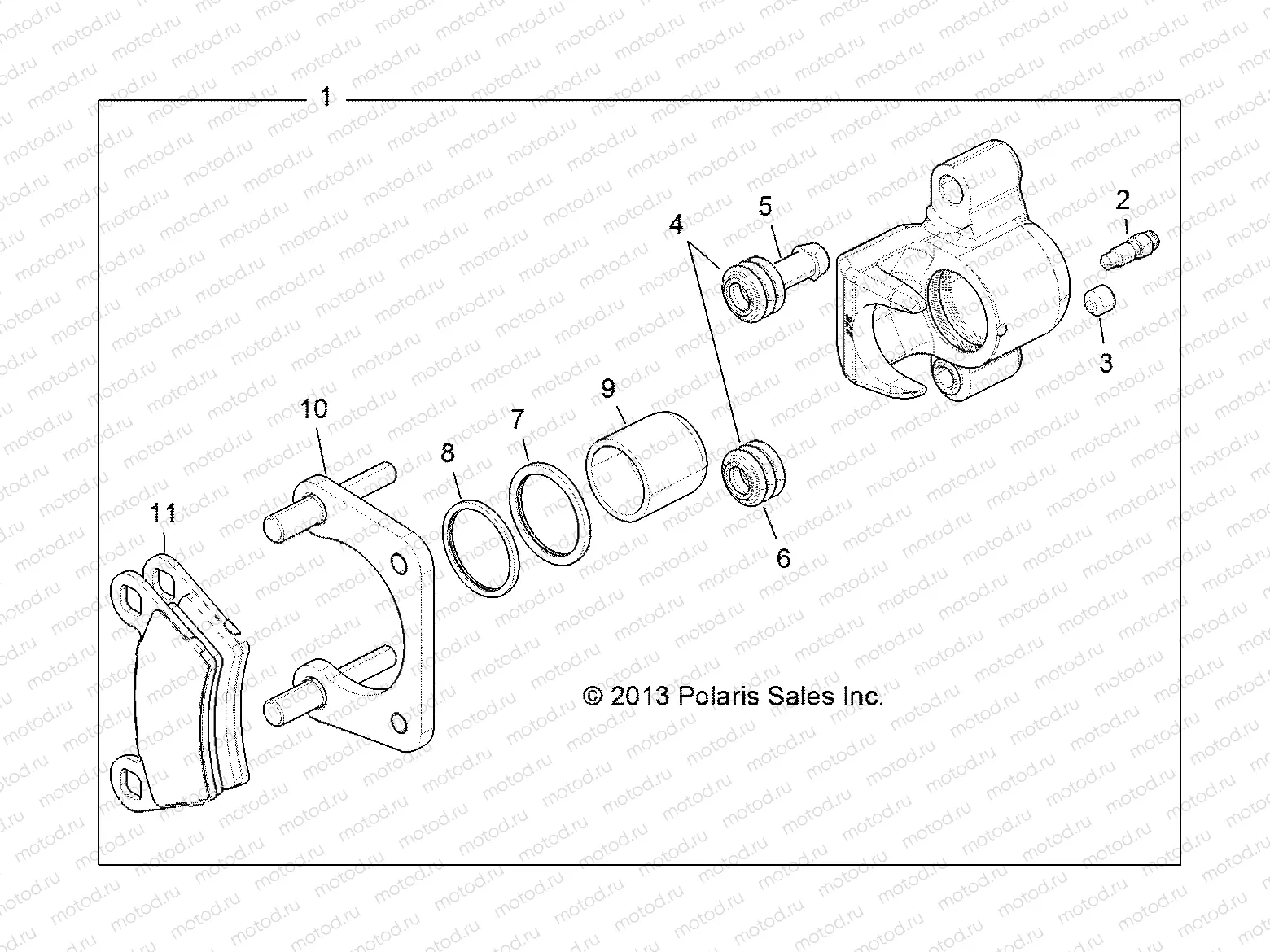 BRAKES | BRAKES, REAR CALIPER - R14RH45AA (49RGRCALIPERRR14400)