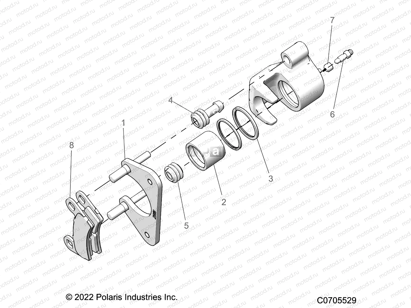 BRAKES | BRAKES, REAR CALIPER - R22TAE99FA/SFA/SCA/SCK (C0705529)