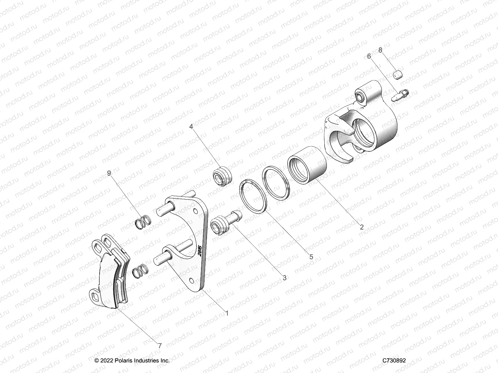 BRAKES | BRAKES, REAR CALIPER - R23TAE99AD/AP (C700016)
