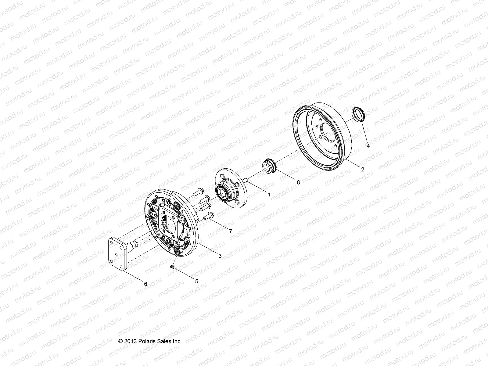 BRAKES | BRAKES, REAR DRUM - L15G2/4/6 ALL OPTIONS (49GEMWHEELS14ENDRR)