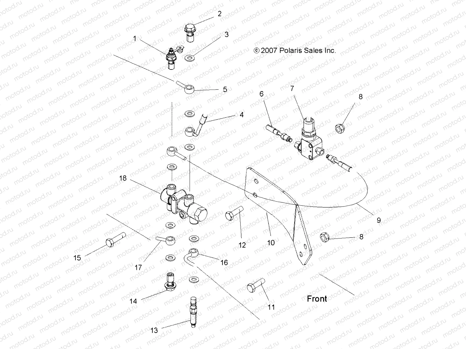 BRAKES | BRAKES, VALVE SYSTEM - A09DN76FC (49ATVBRAKEVALVE08SPTRG800I)