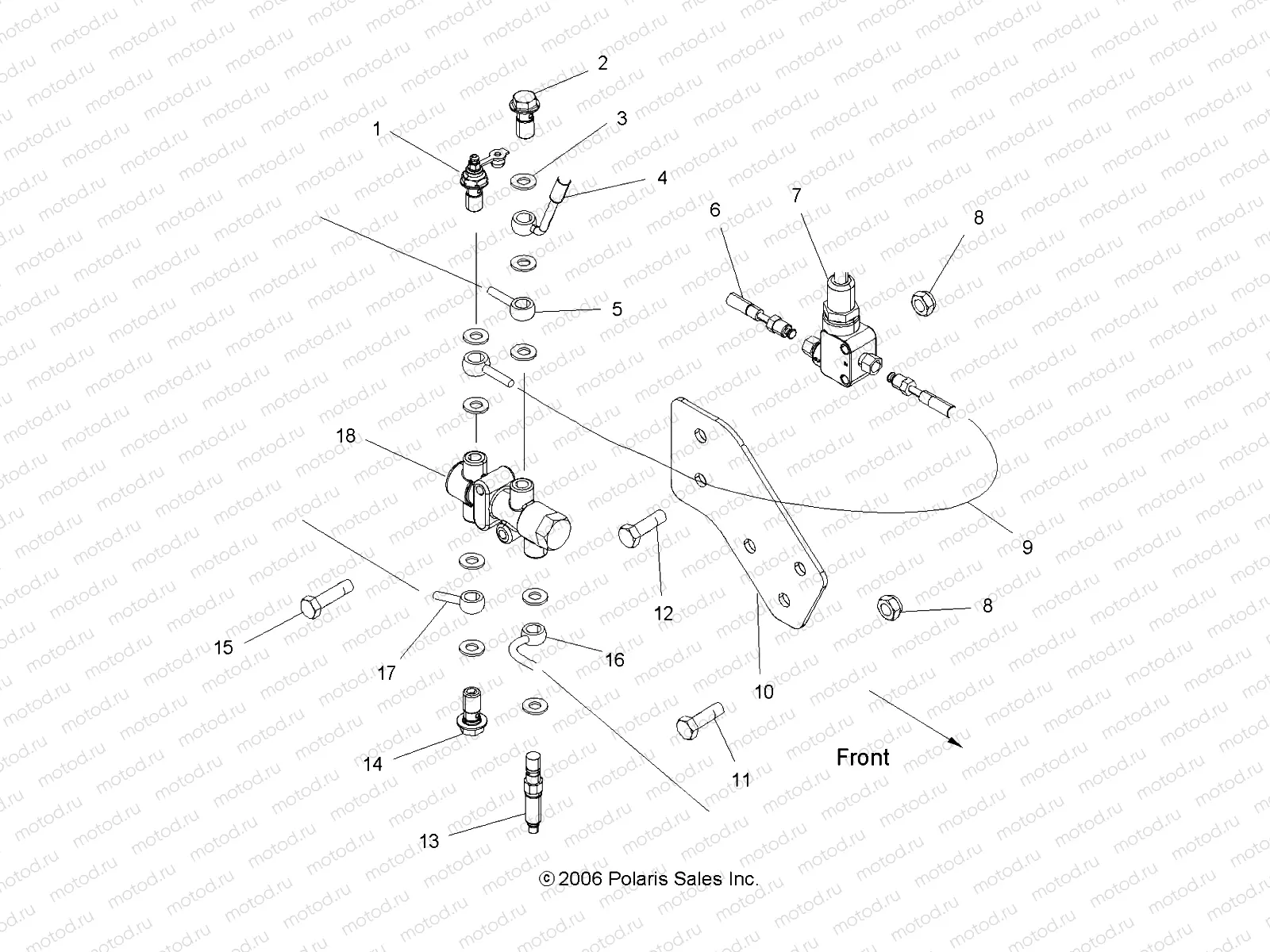 BRAKES | BRAKES, VALVE SYSTEM - A11MH50FF (49ATVBRAKEVALVE075EFIIN)