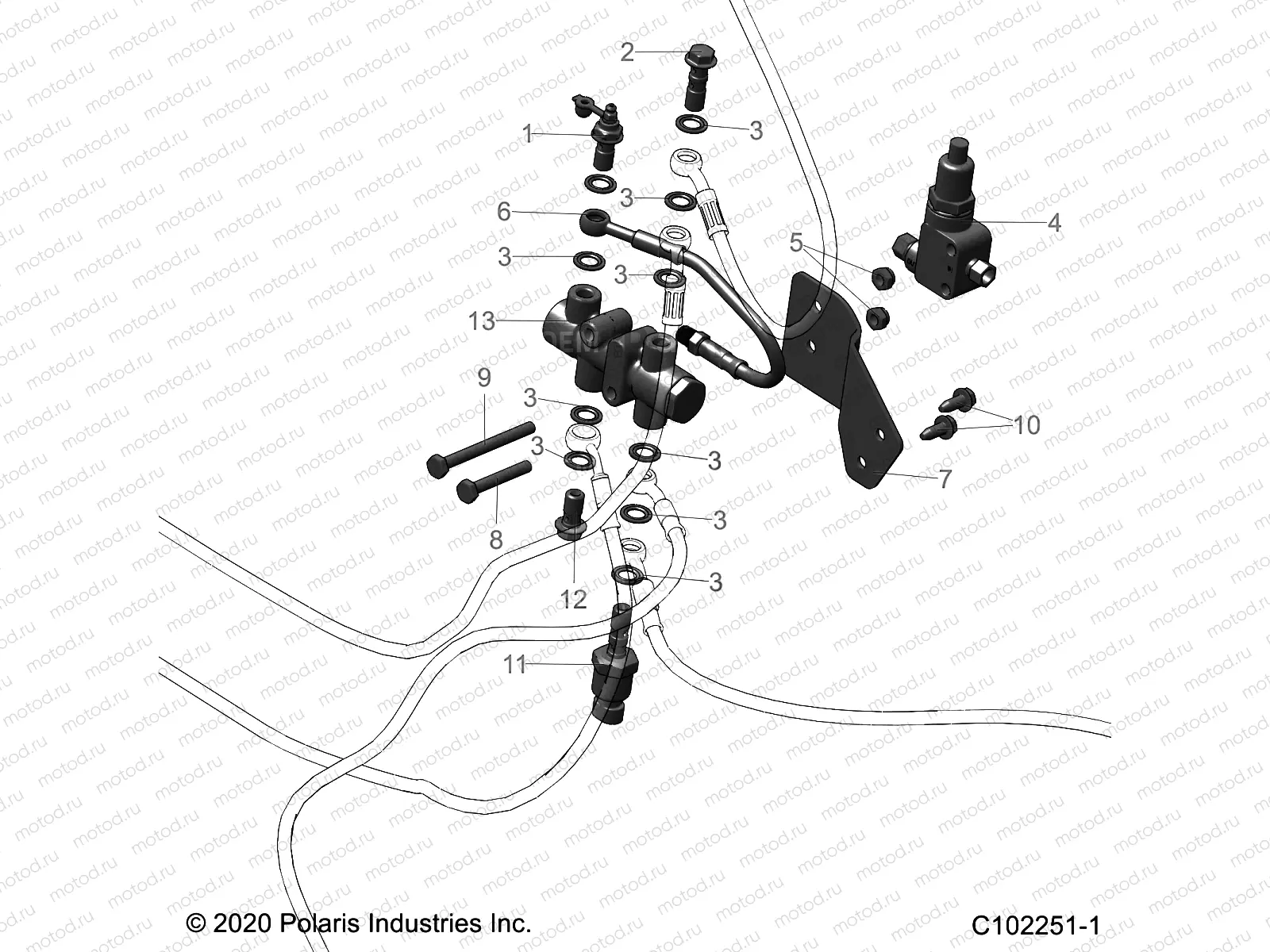 BRAKES | BRAKES, VALVE SYSTEM - A23SDE57P4 (C102251-1)