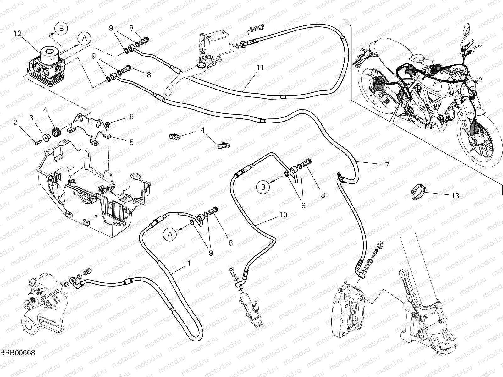 BRAKING SYSTEM ABS [MOD:SCR800DK]
