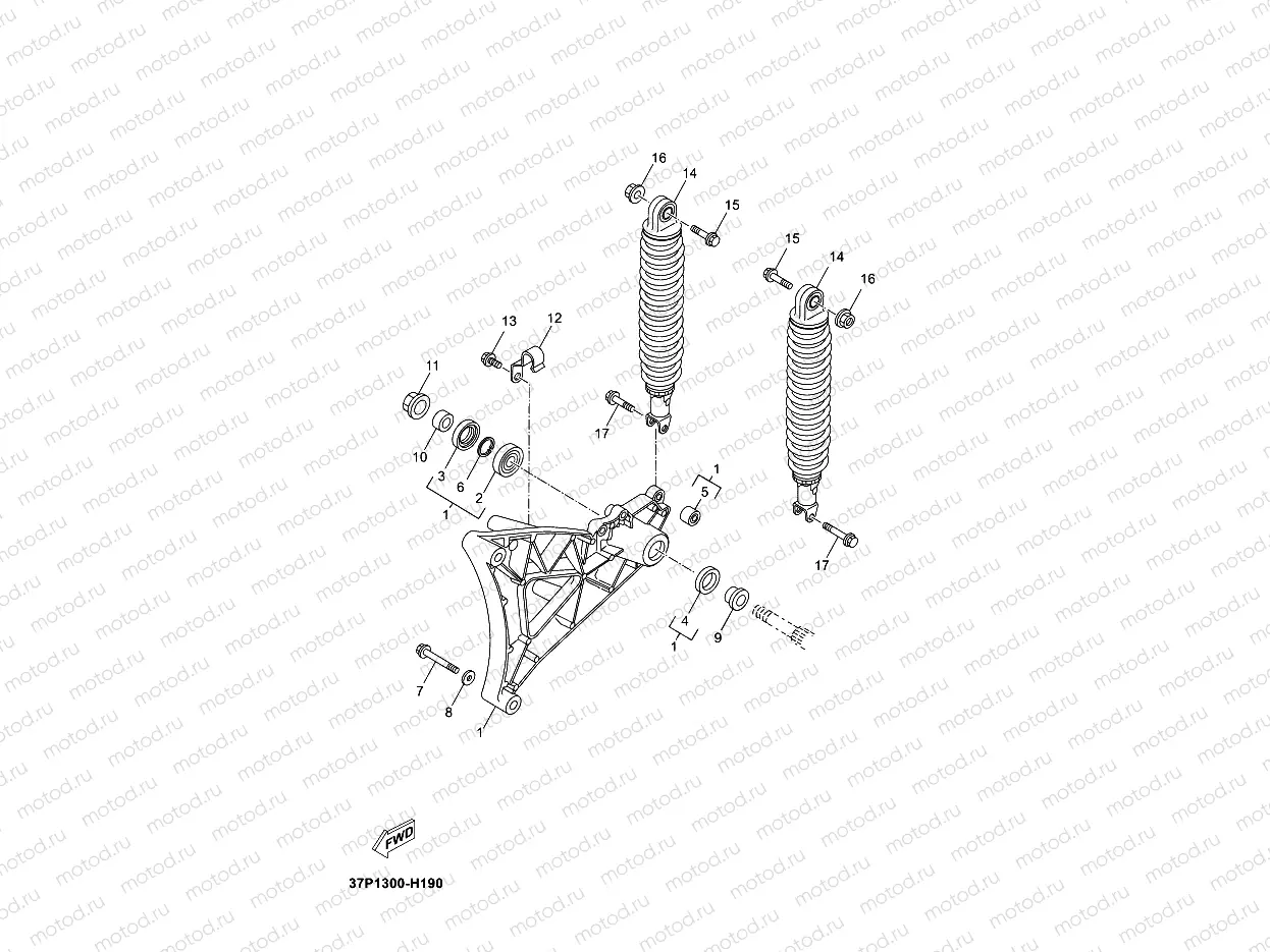 BRAS ARRIERE & SUSPENSION