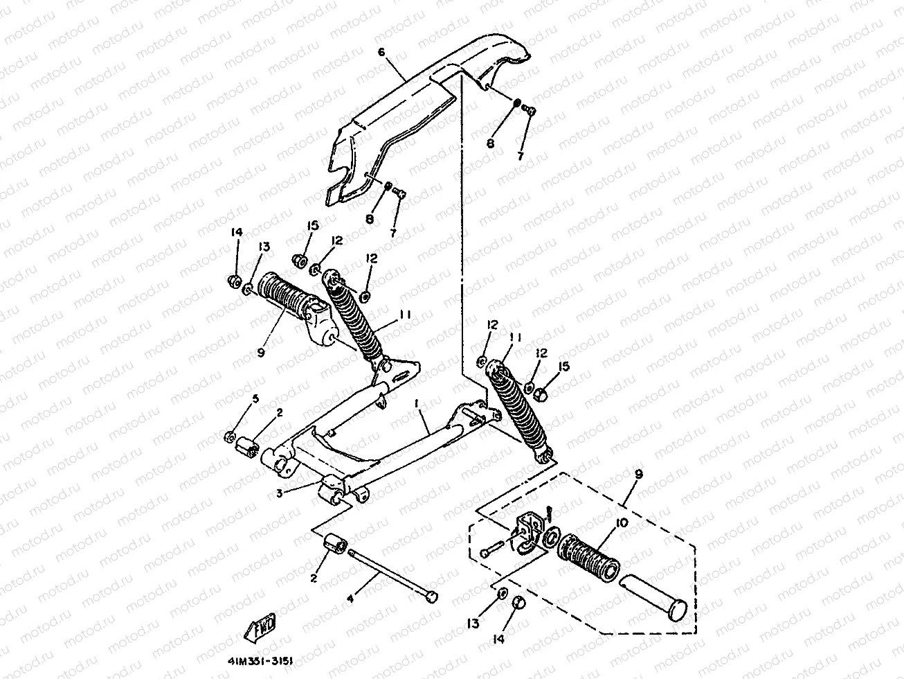 BRAS ARRIERE & SUSPENSION