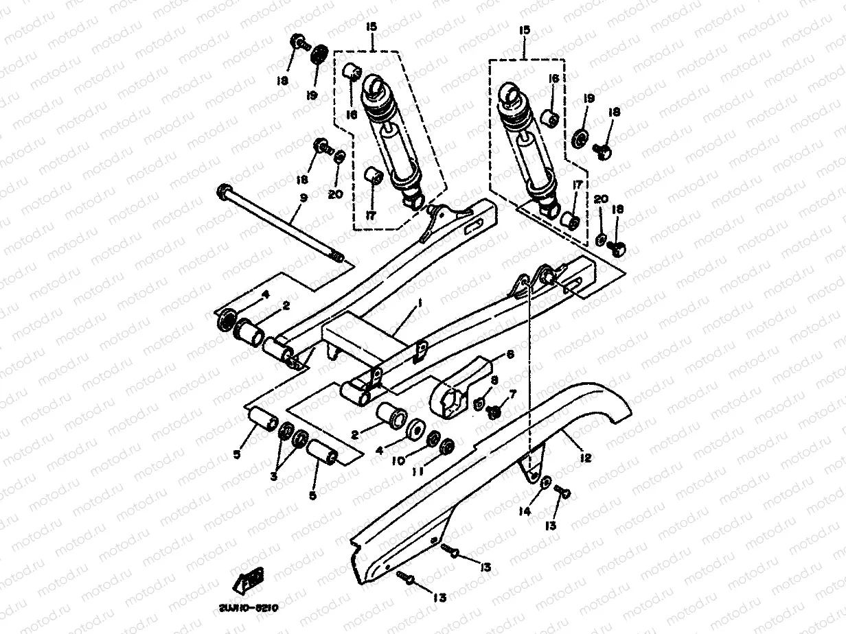 BRAS ARRIERE & SUSPENSION