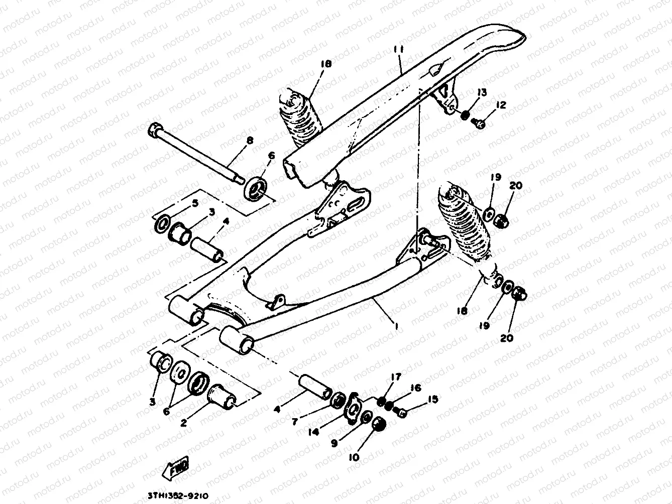 BRAZO TRASERO & SUSPENSION