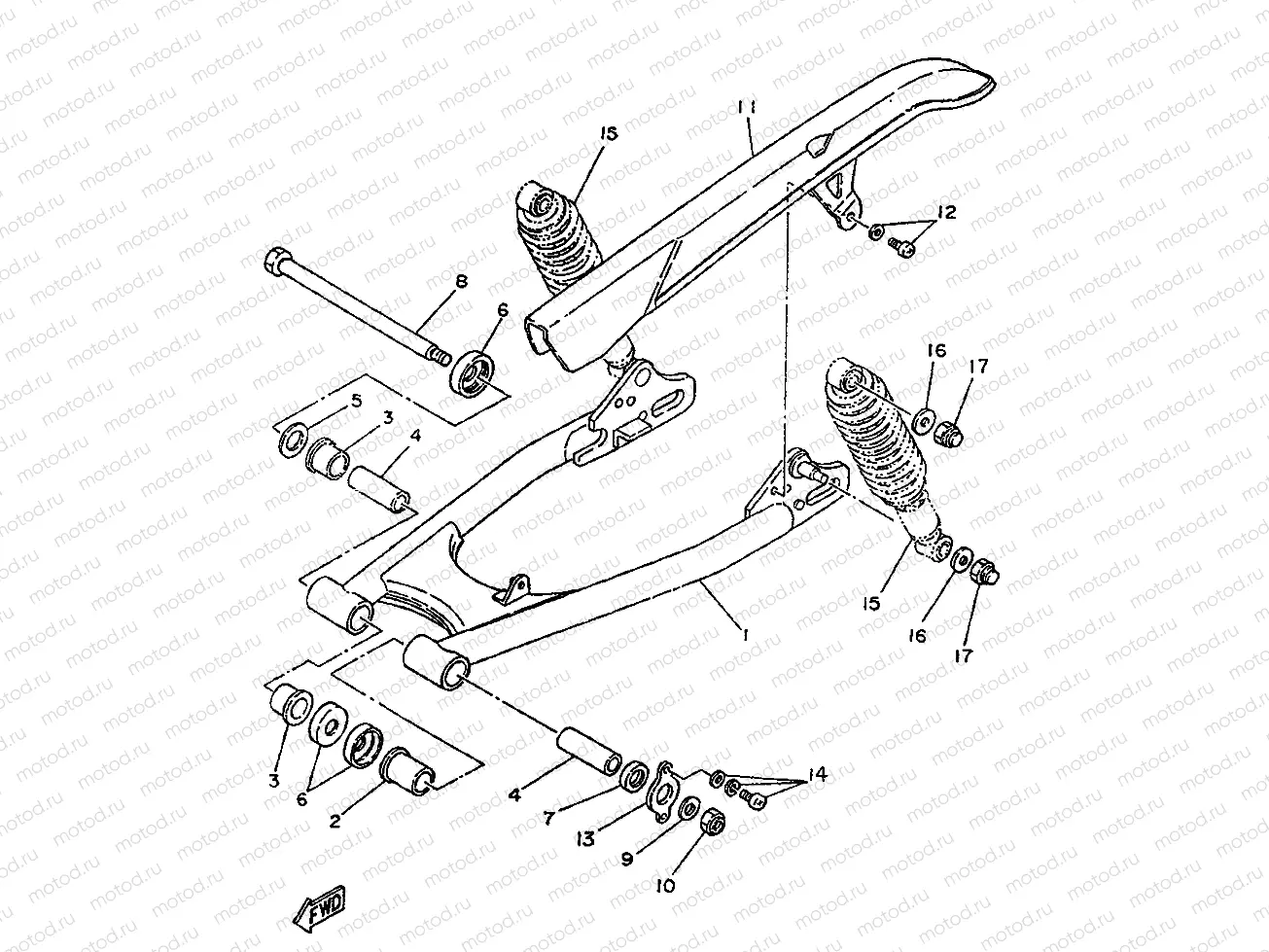BRAZO TRASERO & SUSPENSION