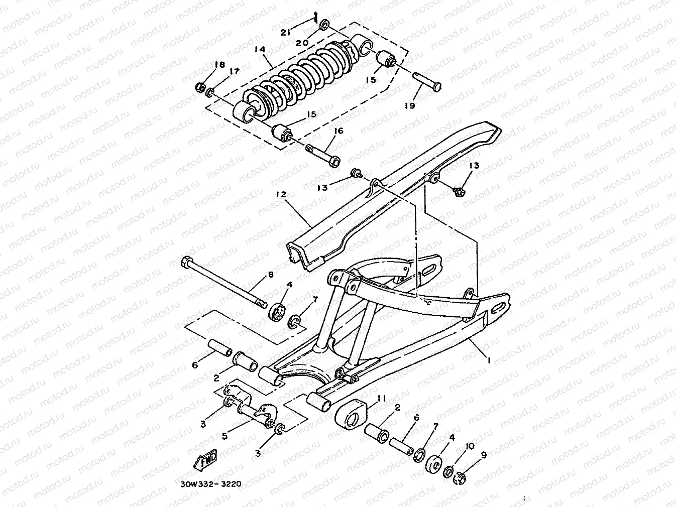 BRAZO TRASERO & SUSPENSION