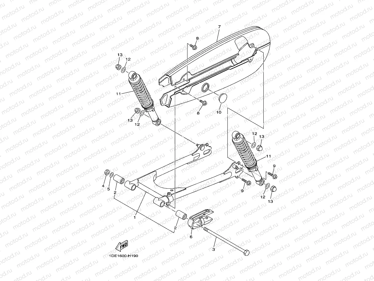 BRAZO TRASERO & SUSPENSION