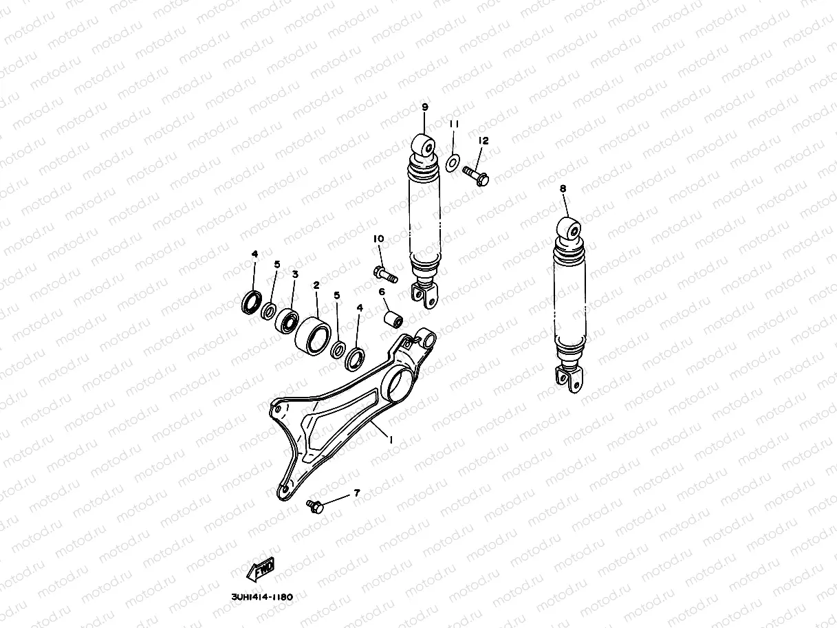 BRAZO TRASERO & SUSPENSION