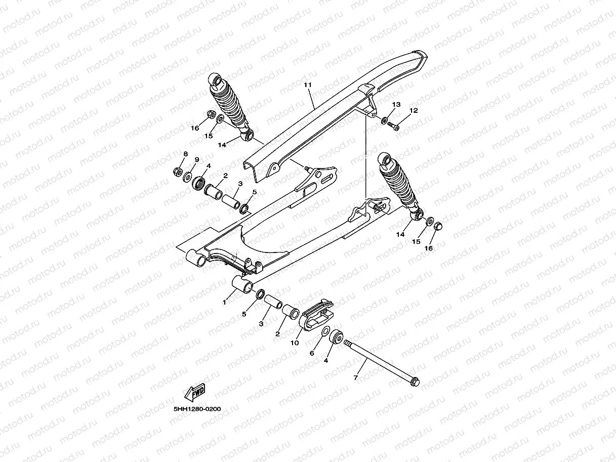 BRAZO TRASERO & SUSPENSION