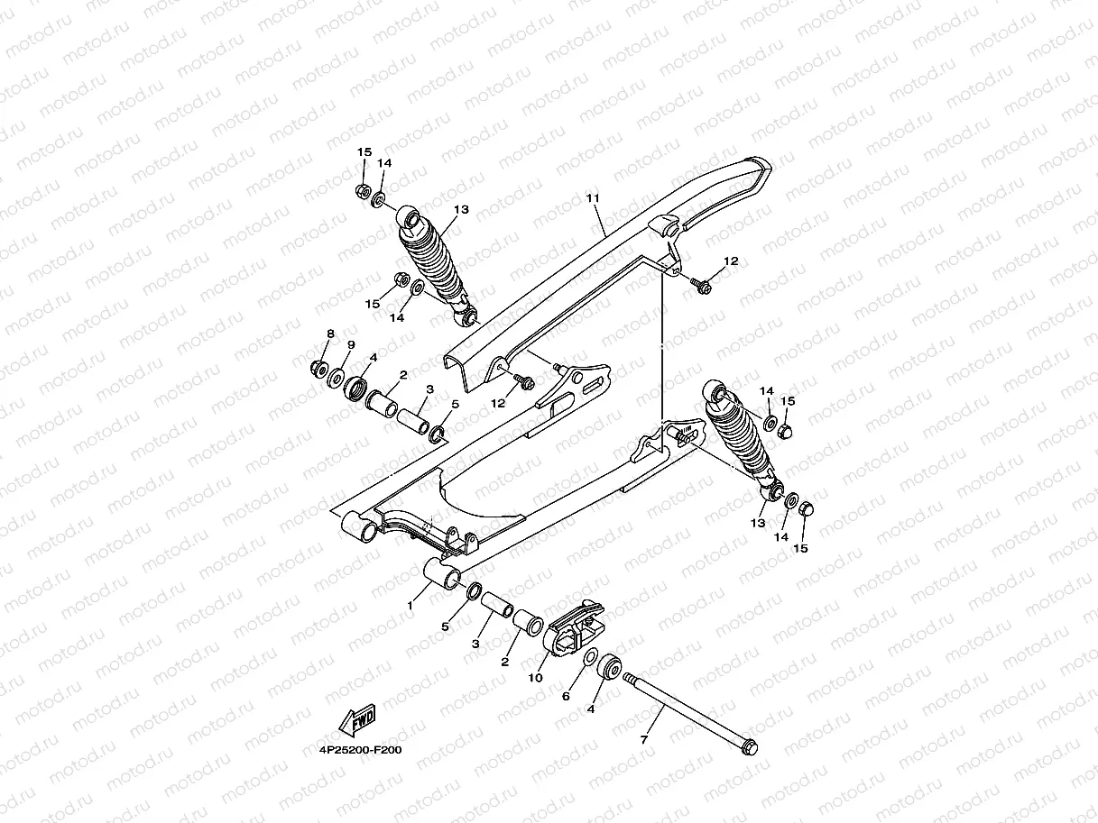 BRAZO TRASERO & SUSPENSION