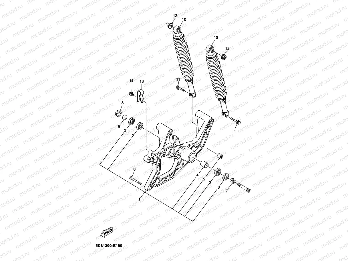 BRAZO TRASERO & SUSPENSION