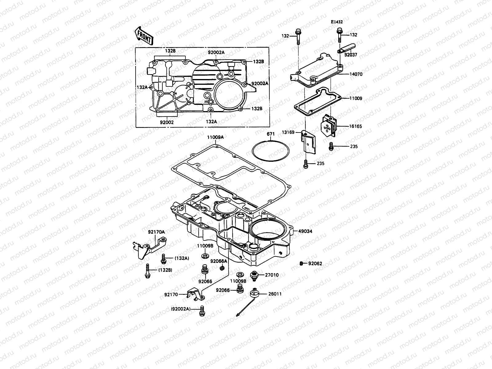 Breather Body/Oil Pan