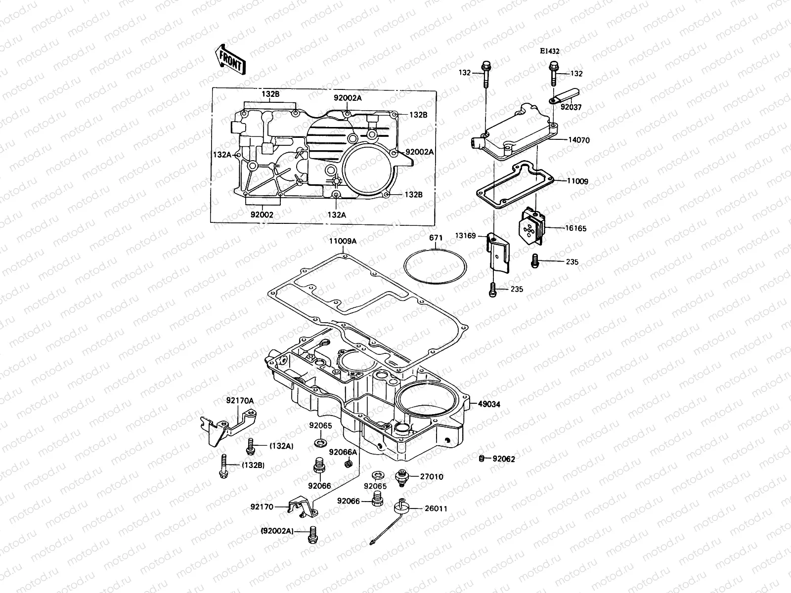 Breather Body/Oil Pan
