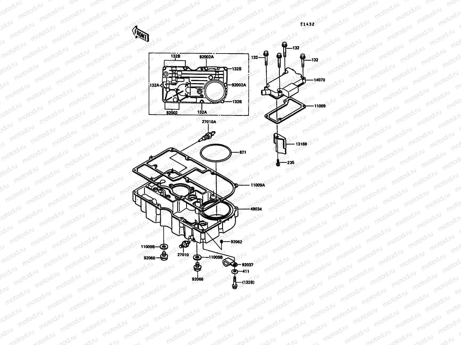 Breather Body/Oil Pan