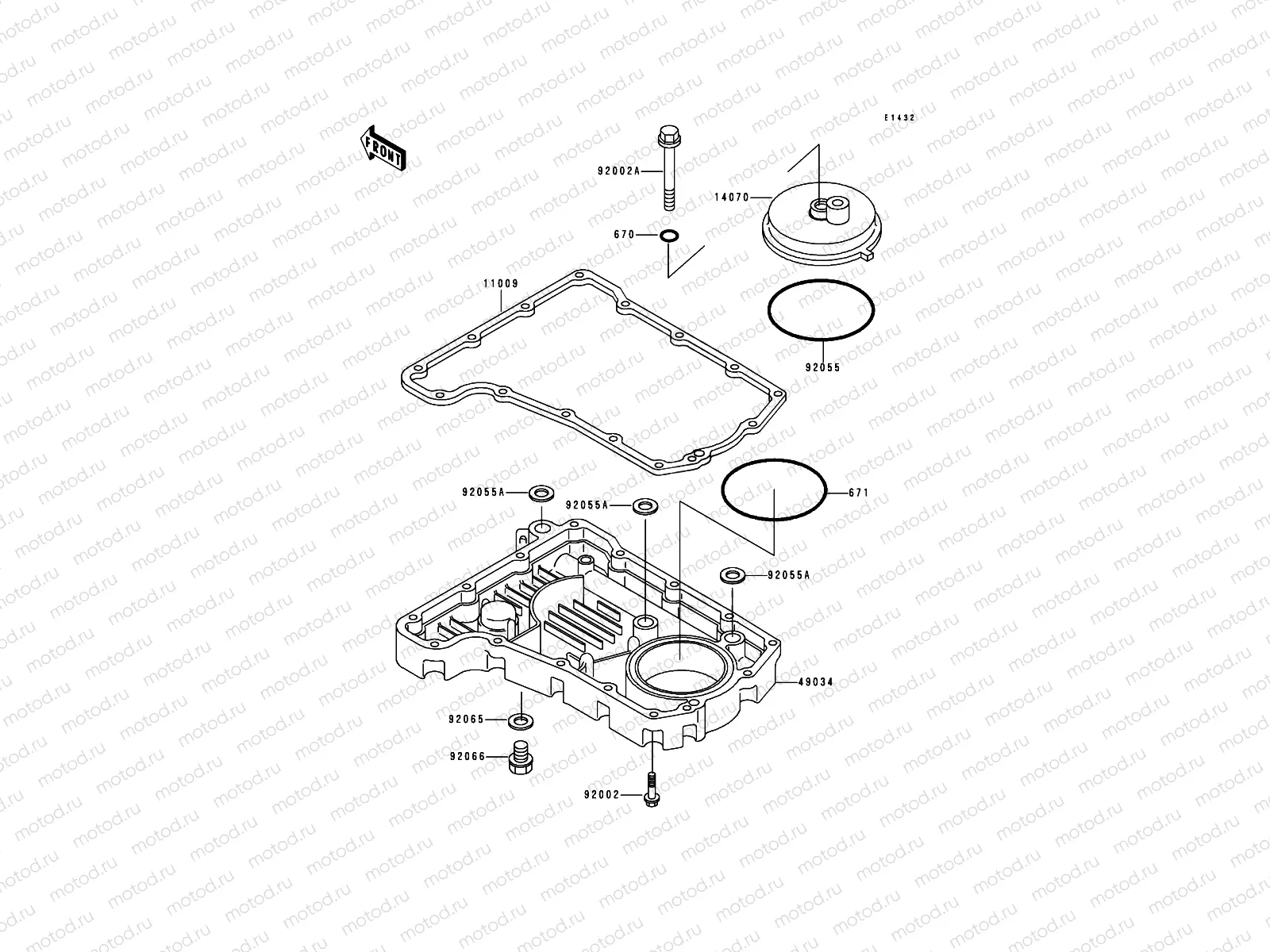 Breather Body/Oil Pan