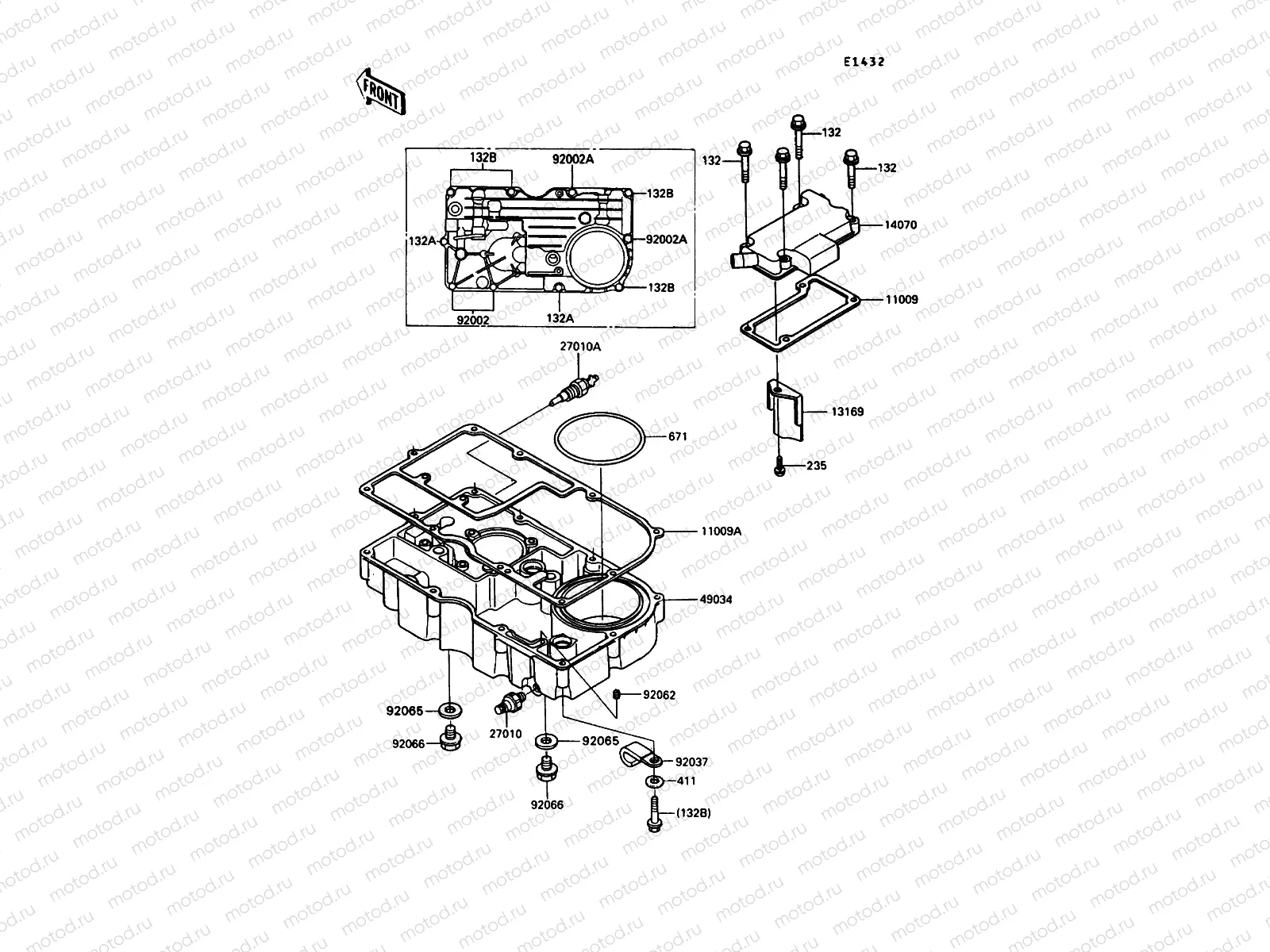 Breather Body/Oil Pan