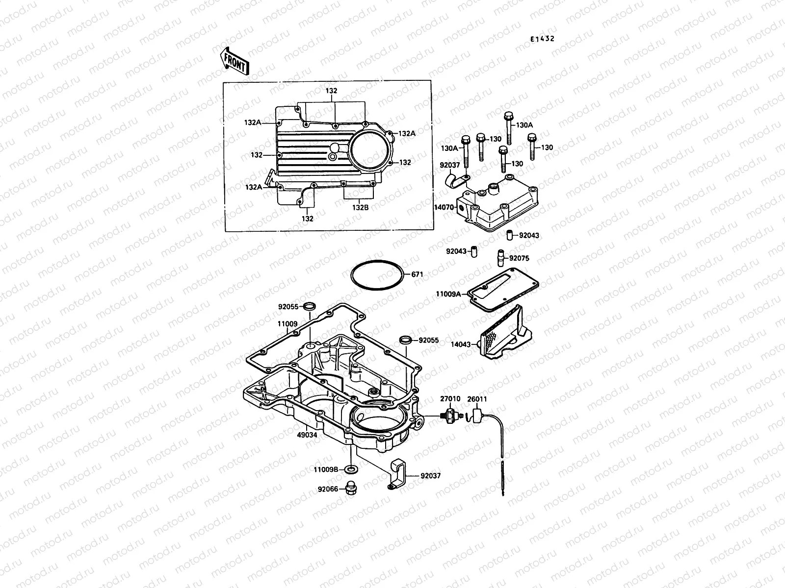 Breather Cover/Oil Pan