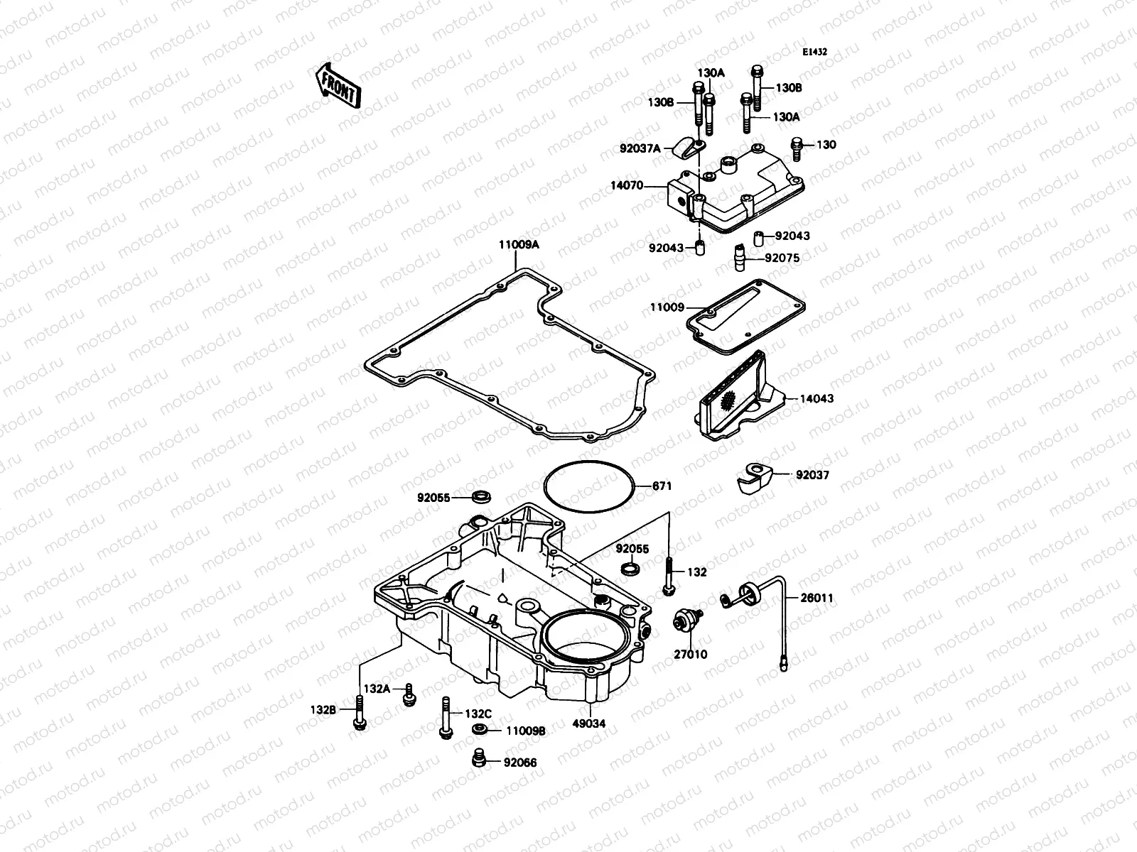 Breather Cover/Oil Pan