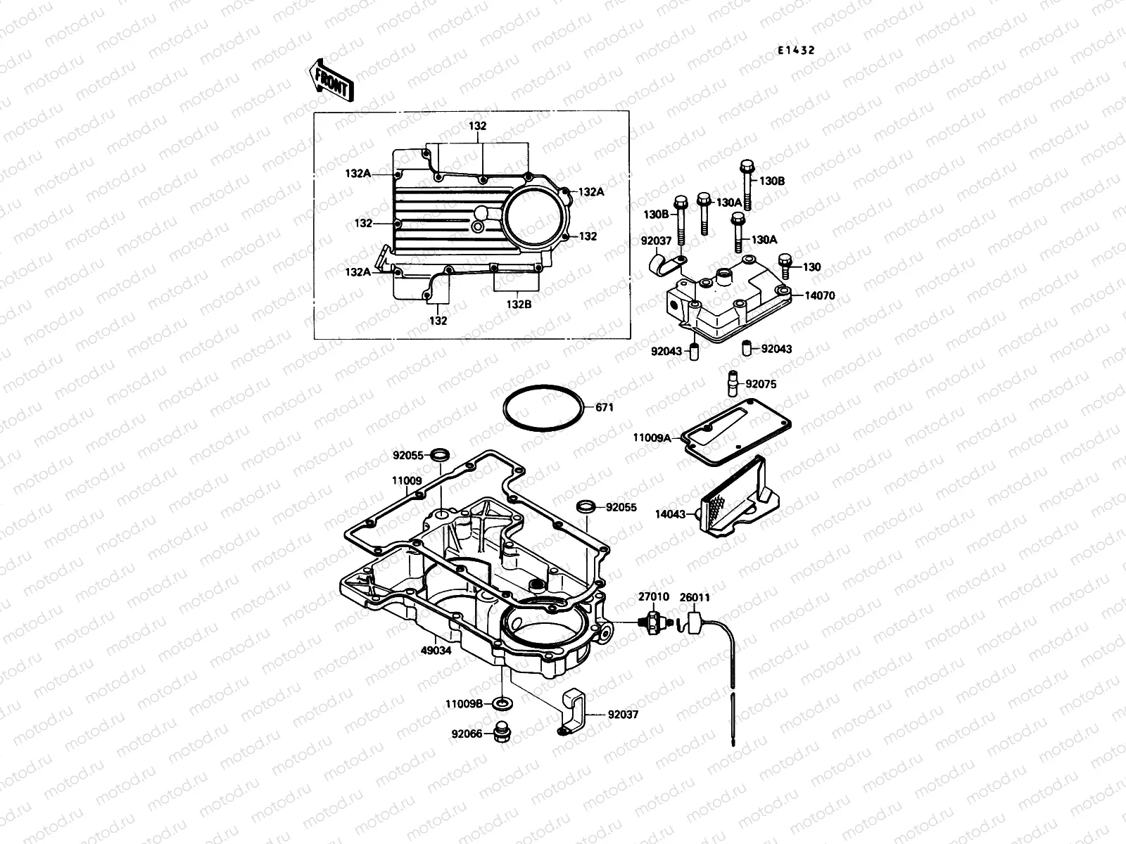 Breather Cover/Oil Pan