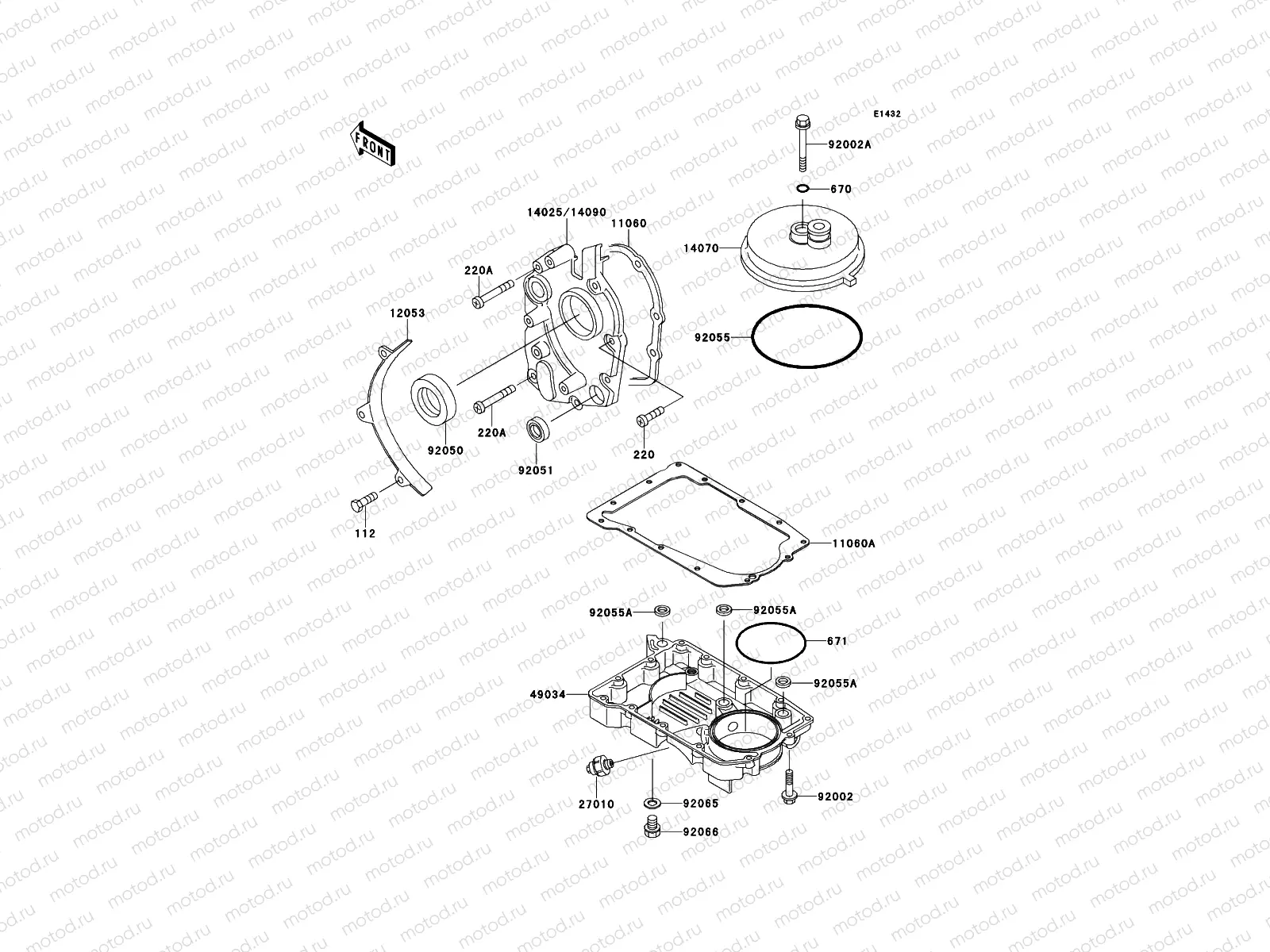 Breather Cover/Oil Pan