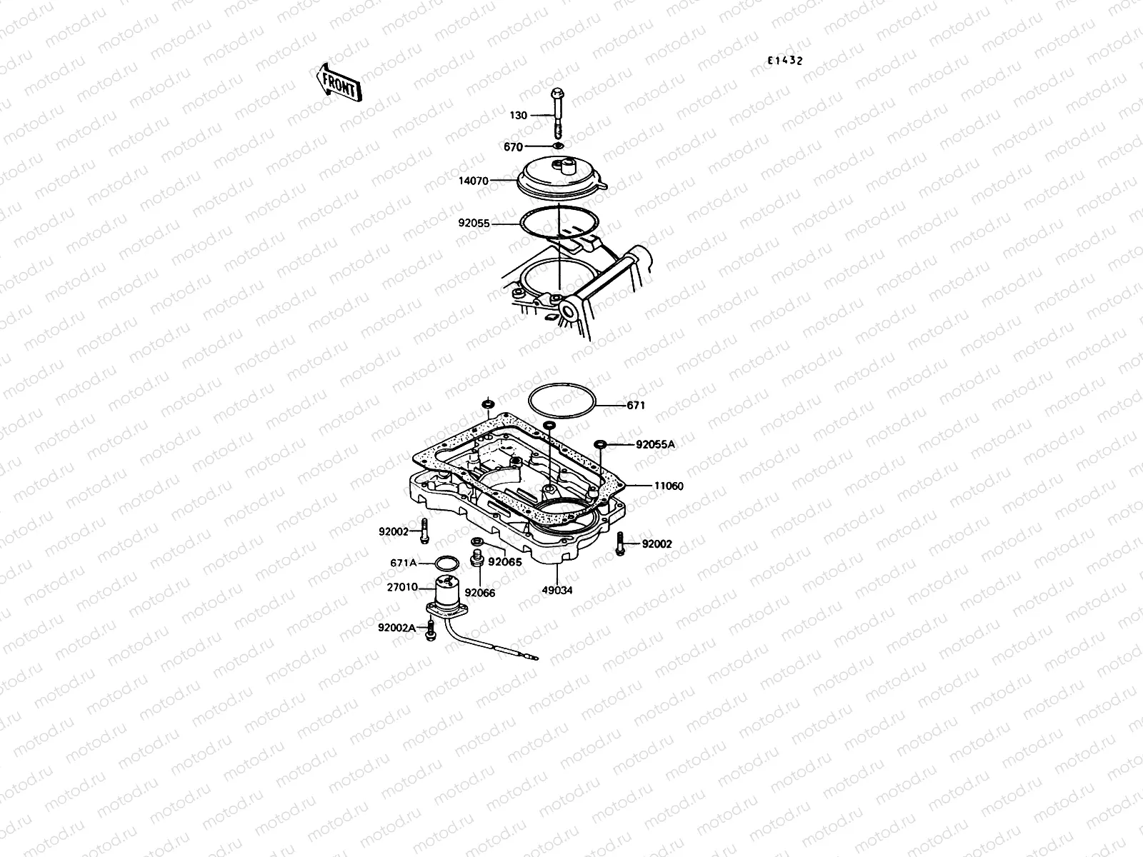 Breather Cover/Oil Pan
