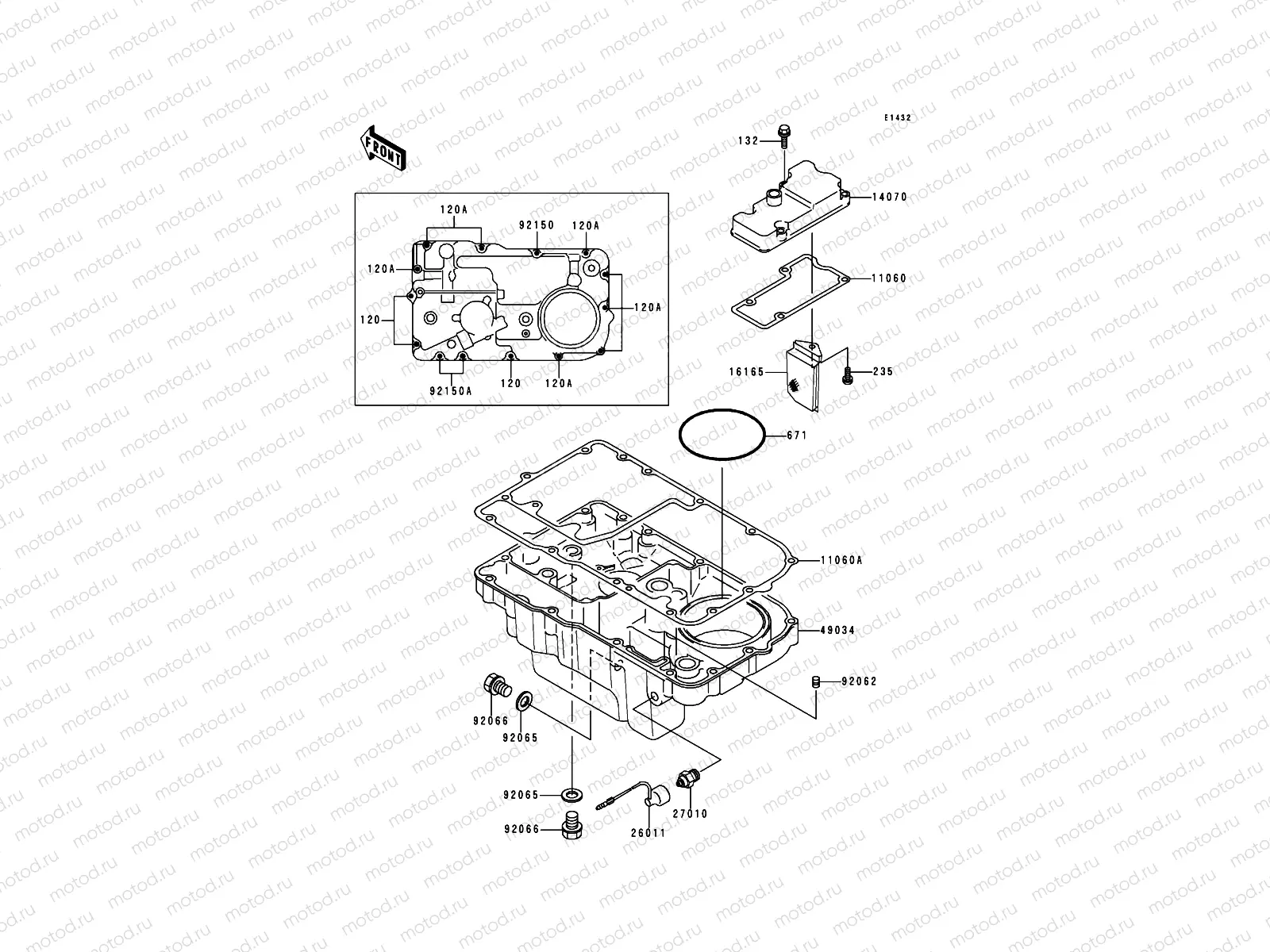 Breather Cover/Oil Pan
