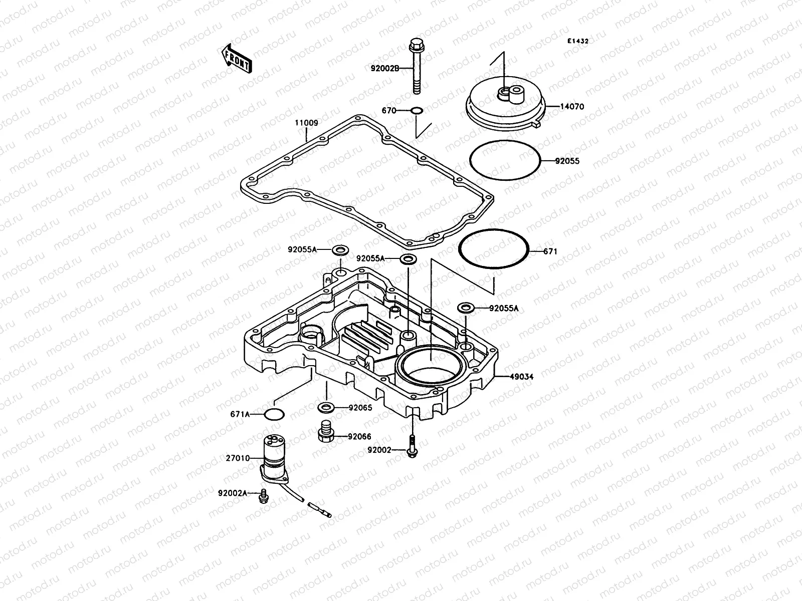Breather Cover/Oil Pan