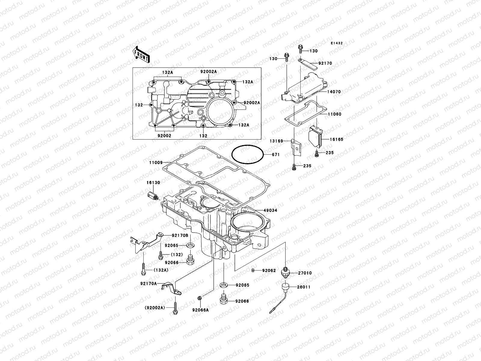 Breather Cover/Oil Pan