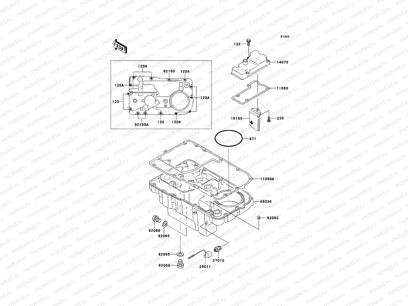 Breather Cover/Oil Pan