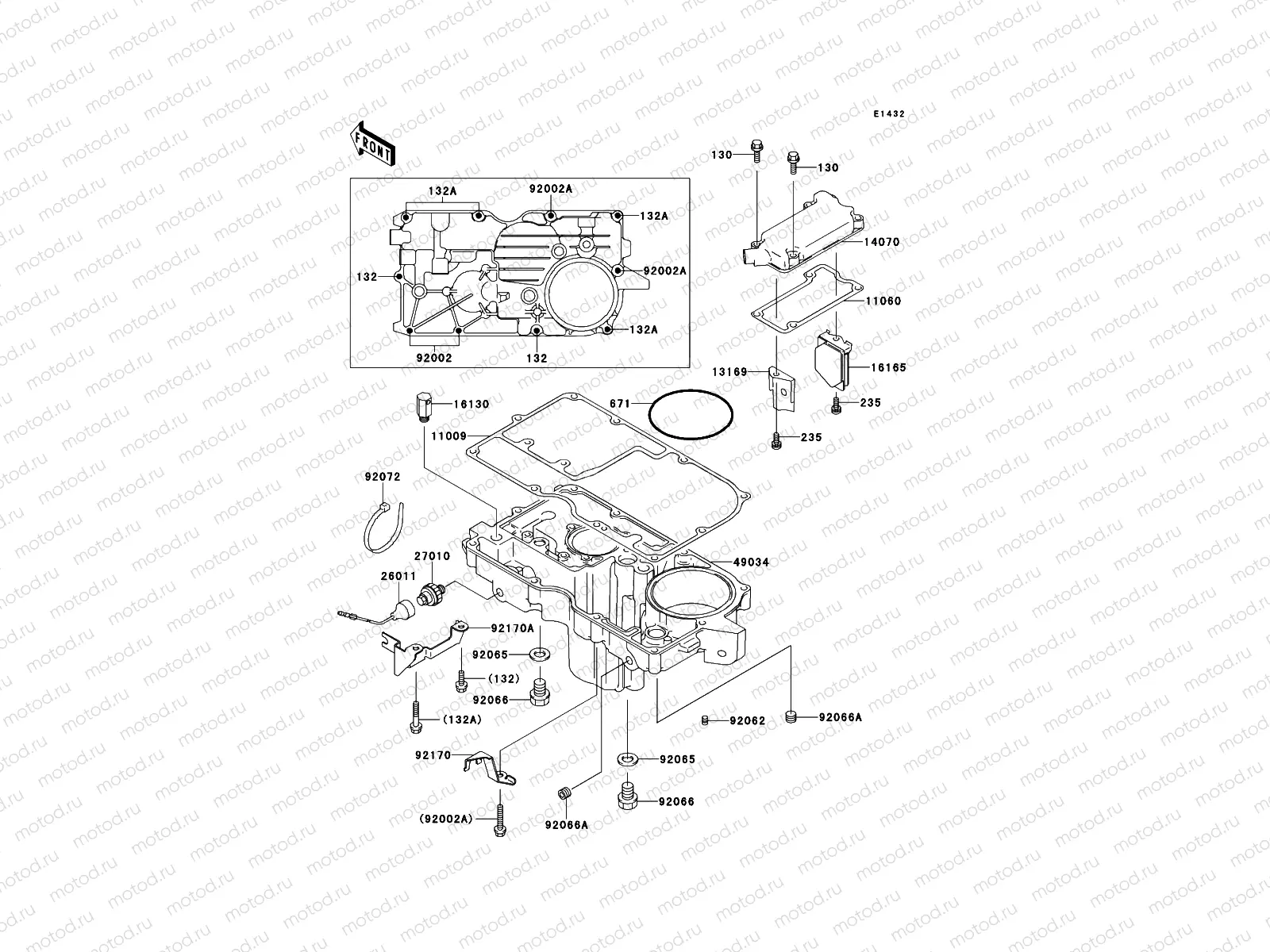 Breather Cover/Oil Pan