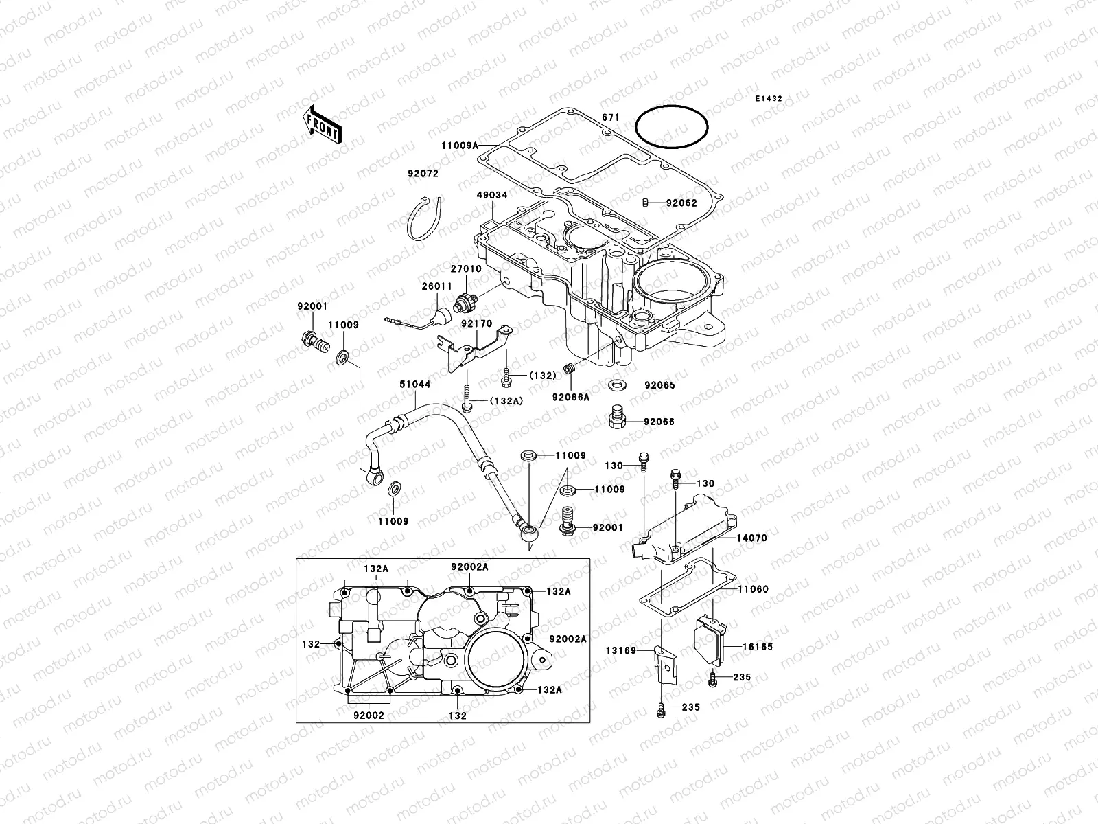 Breather Cover/Oil Pan