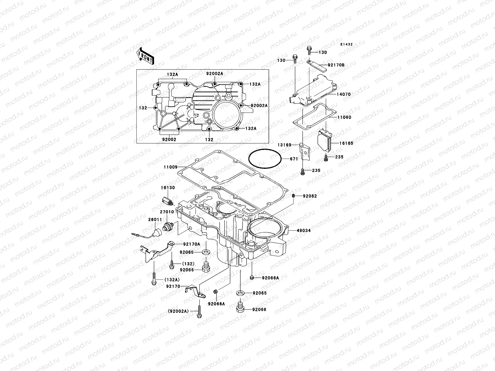 Breather Cover/Oil Pan