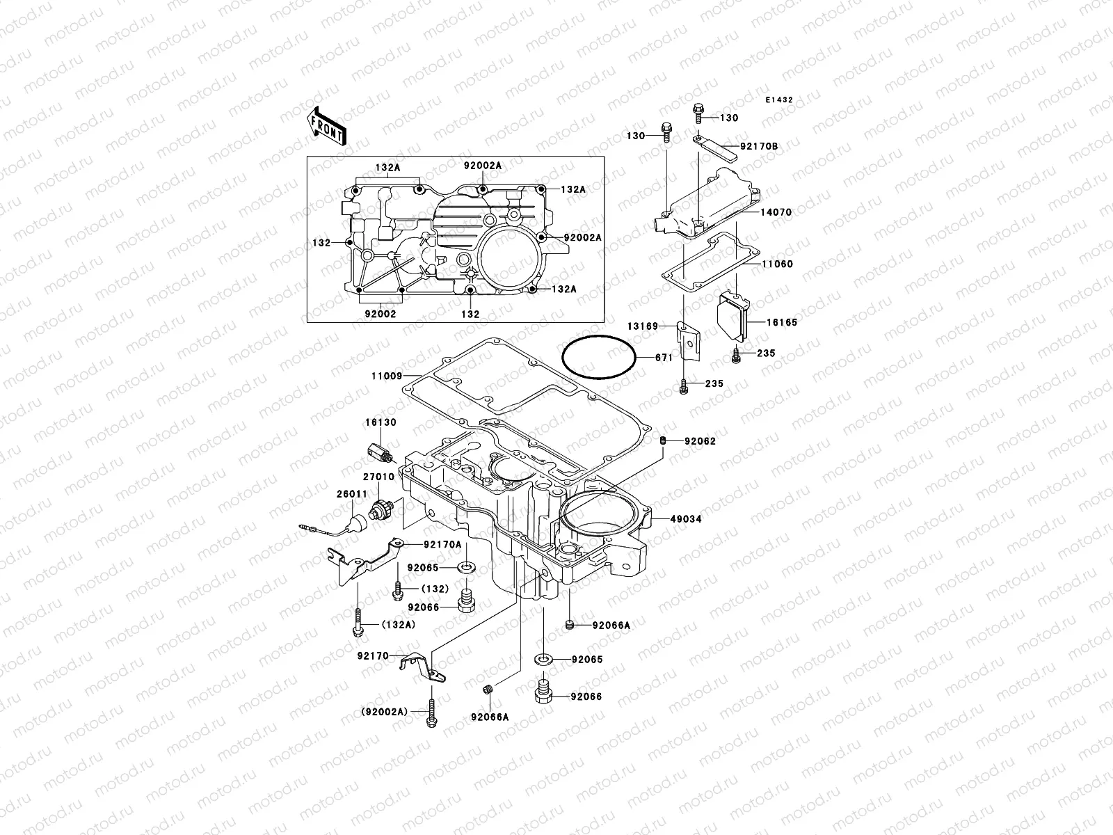 Breather Cover/Oil Pan