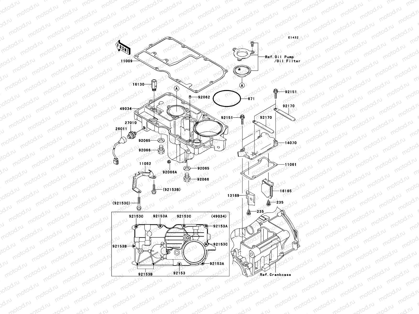 Breather Cover/Oil Pan