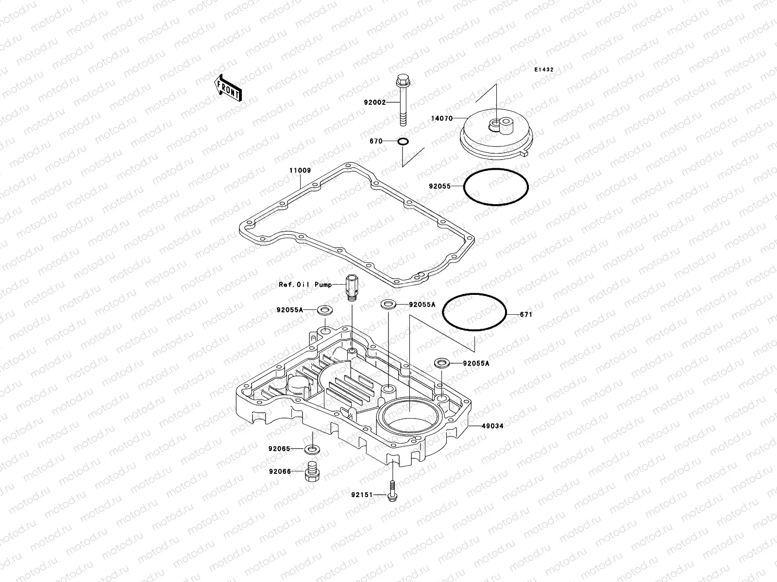 Breather Cover/Oil Pan