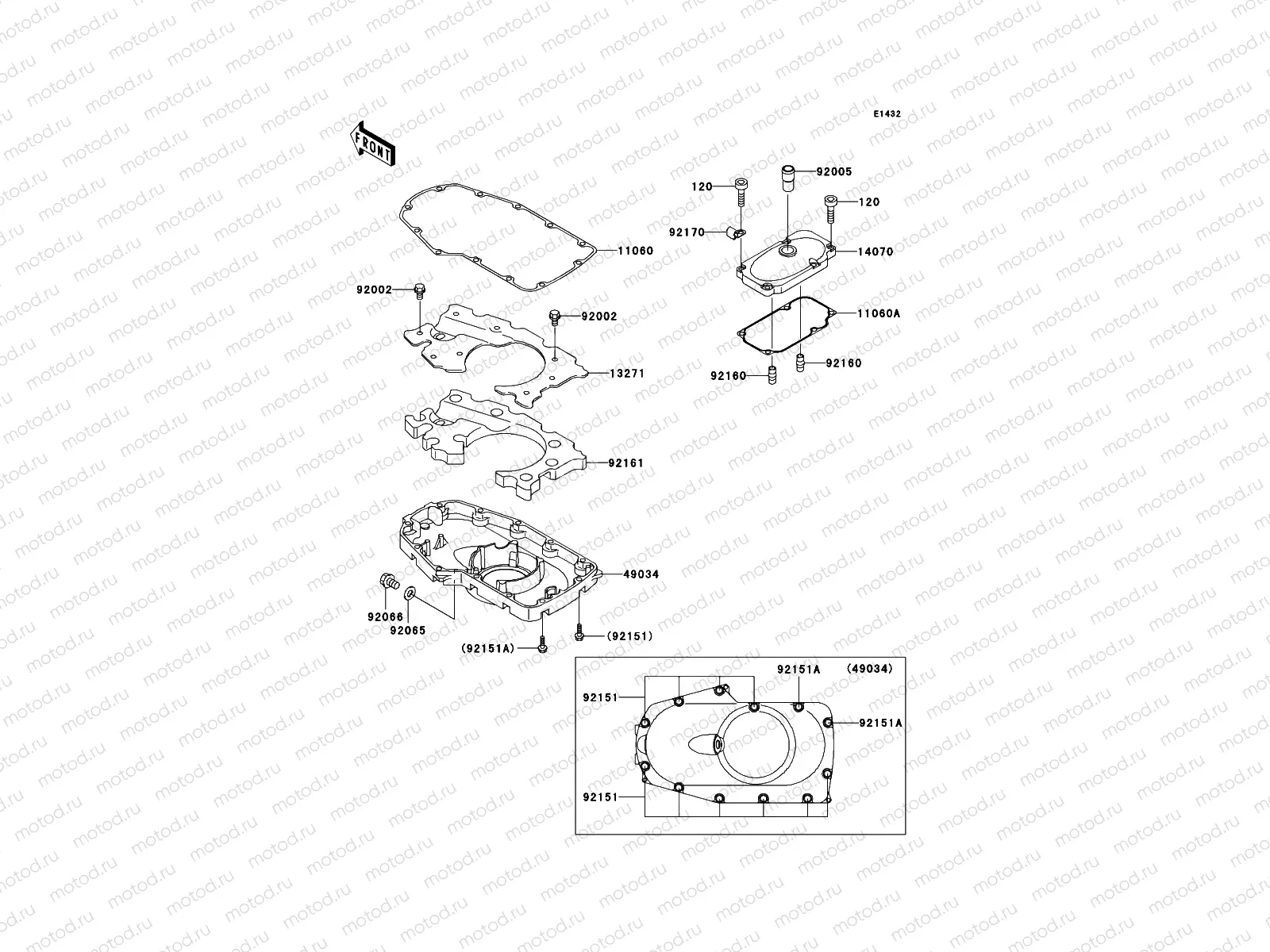 Breather Cover/Oil Pan