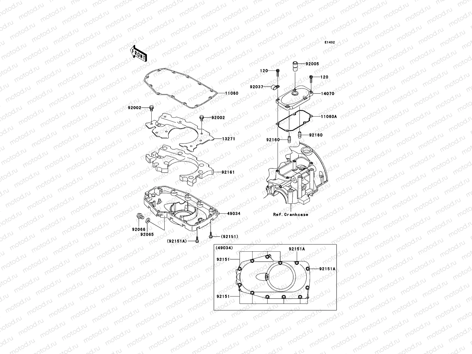 Breather Cover/Oil Pan