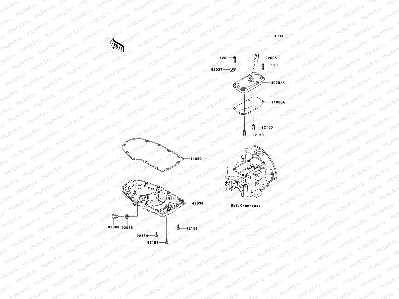 Breather Cover/Oil Pan