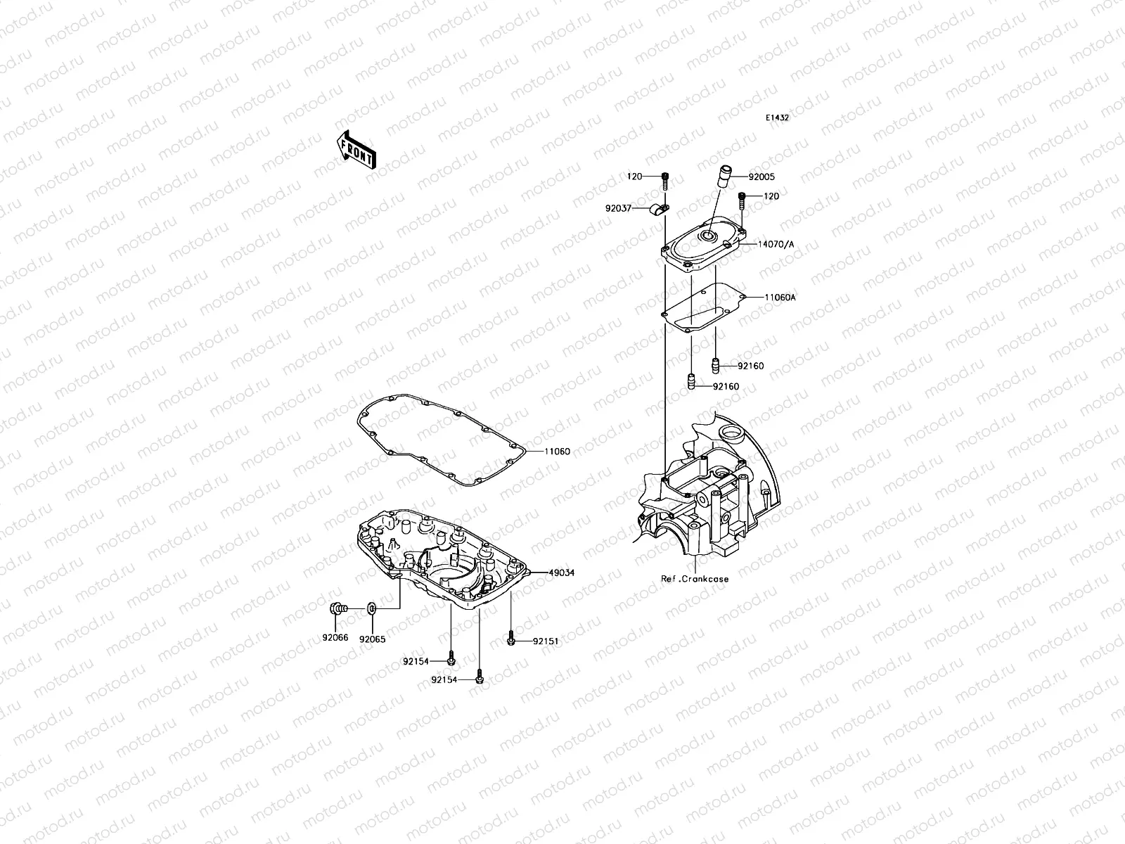 Breather Cover/Oil Pan