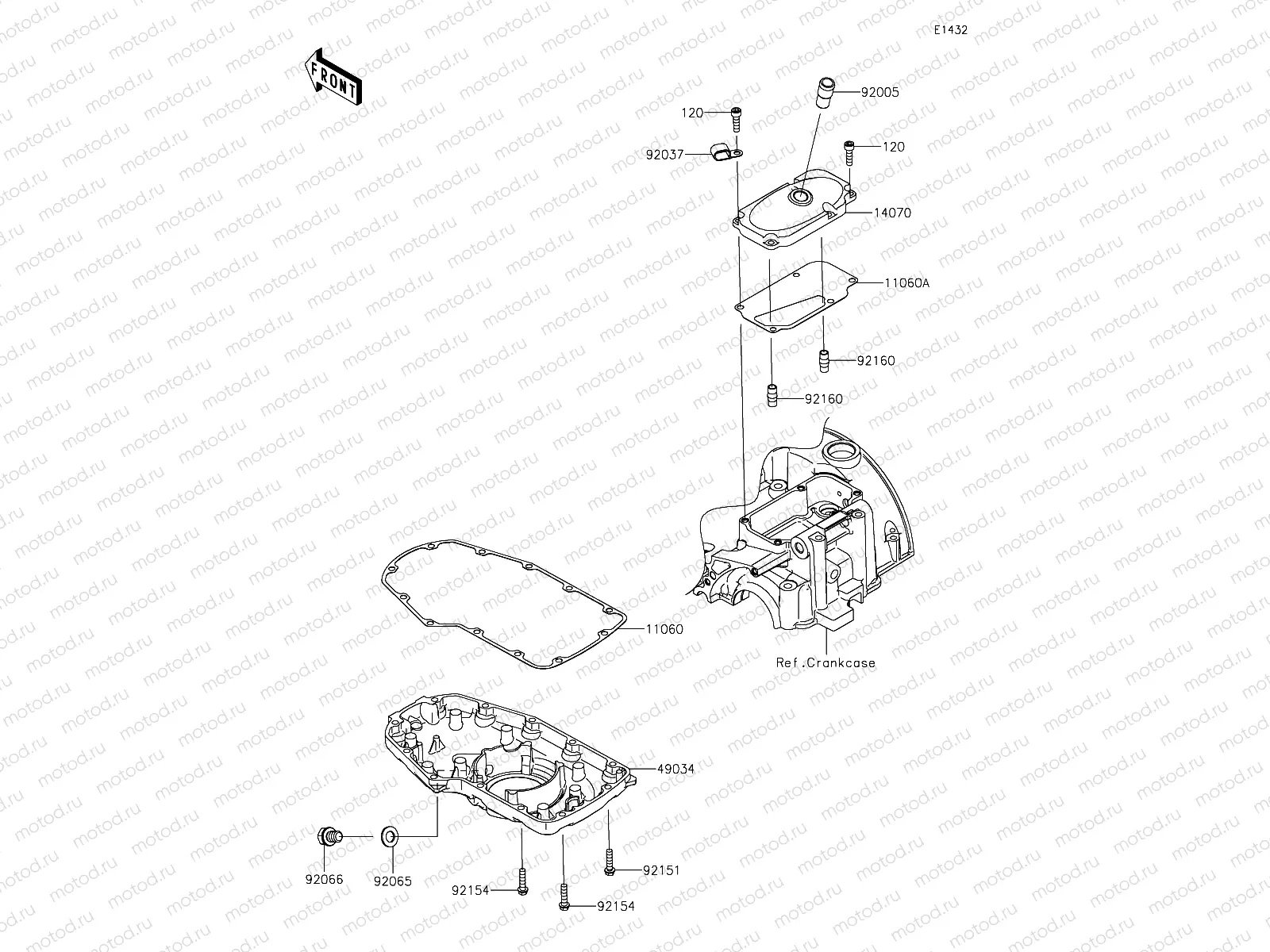 Breather Cover/Oil Pan