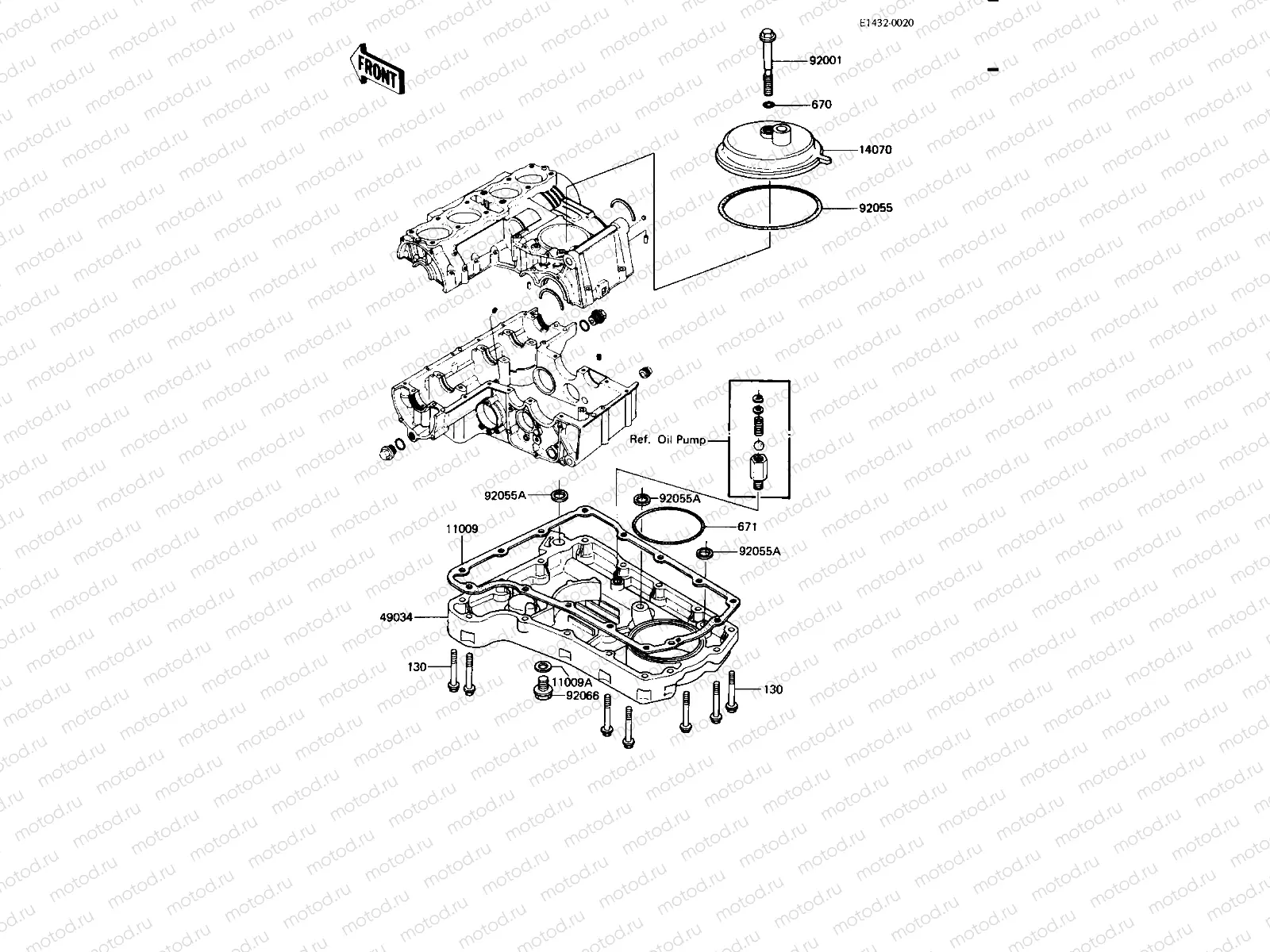 BREATHER COVER/OIL PAN