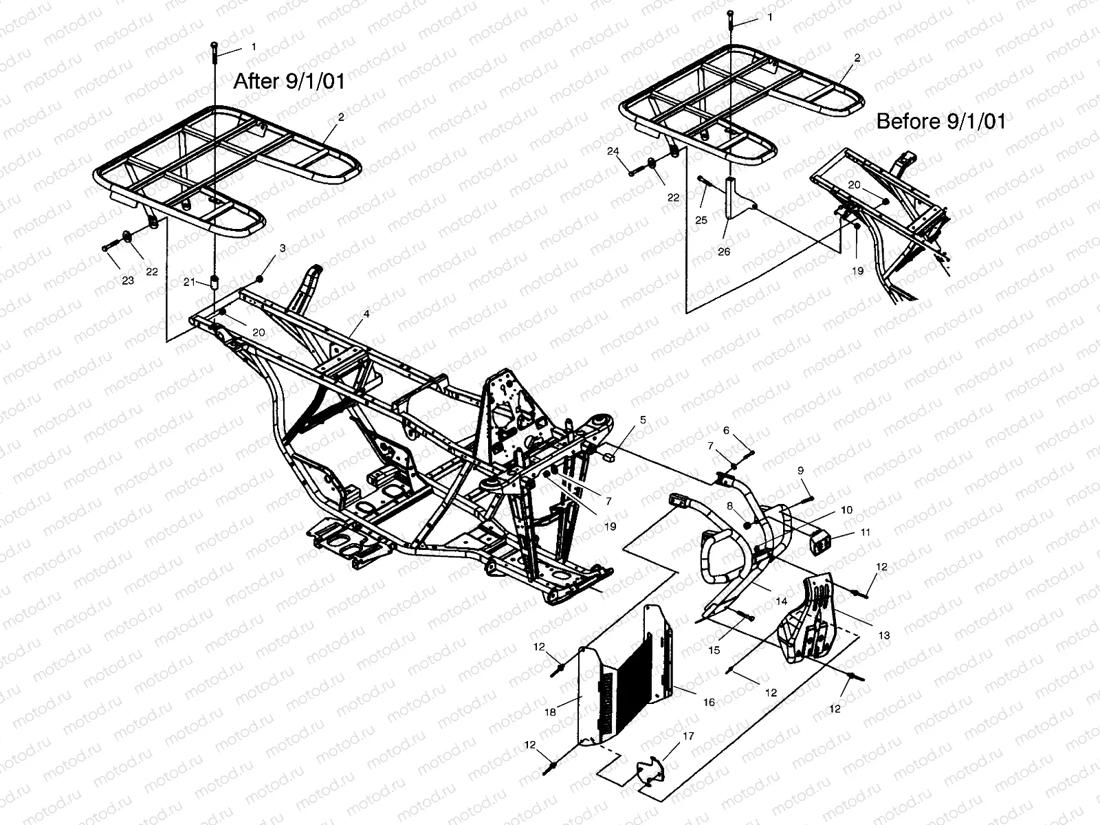 BUMPER and RACK MOUNTING - A02CA32AA/AB (4969816981A06) | BUMPER and RACK MOUNTING - A02CA32AA/AB (4969816981A06)