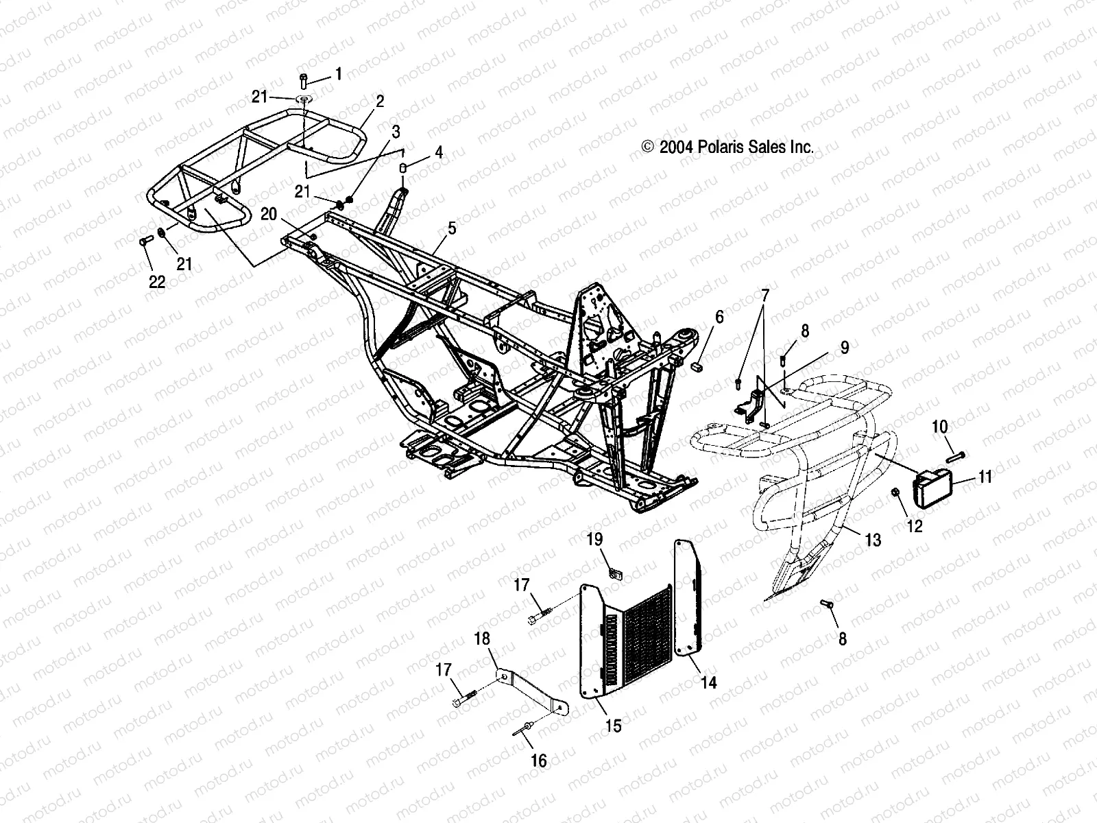 BUMPER and RACK MOUNTING - A05CA32AA/AB/AC/FA (4994839483A06) | BUMPER and RACK MOUNTING - A05CA32AA/AB/AC/FA (4994839483A06)