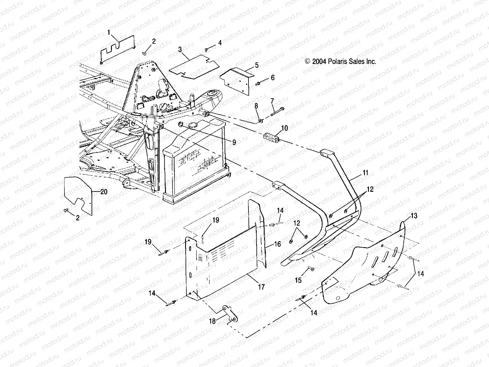 BUMPER | BUMPER, FRONT and SHIELDS - A06BG50AA/FA (4994789478A05)