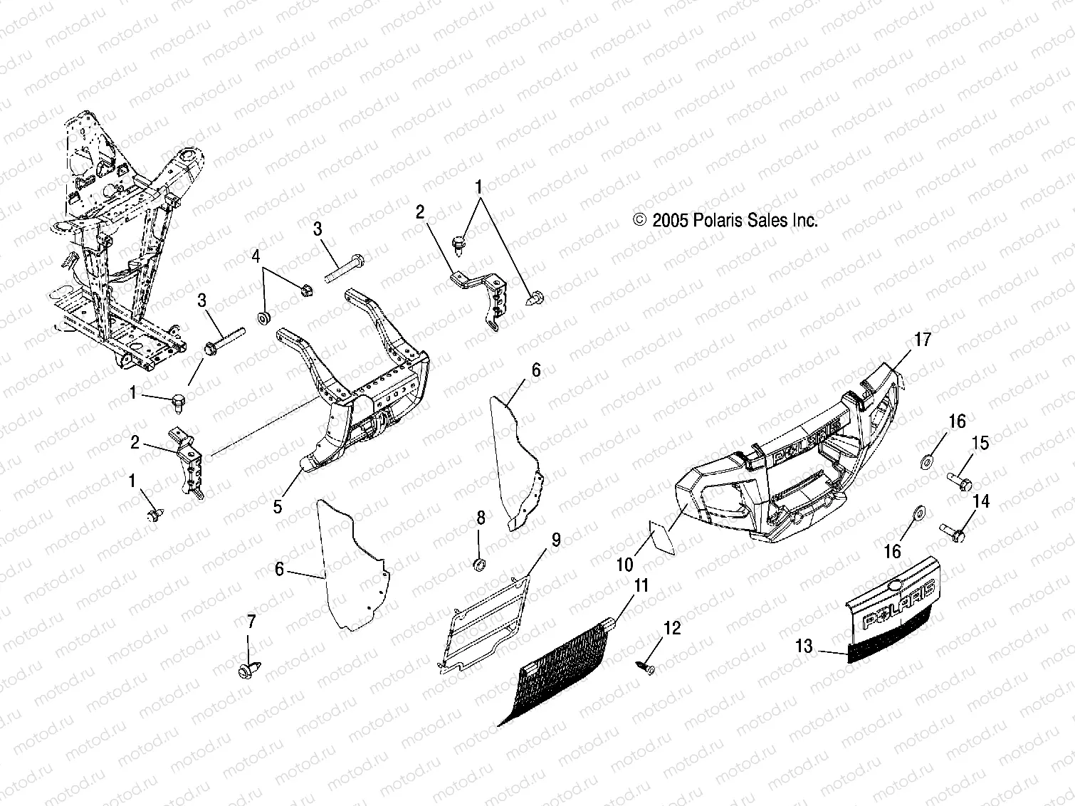 BUMPER MOUNTING - A07MH50AB/AL/AQ/AX/AY/AZ/MN50AF/AN/AT/AY (4999200139920013A06) | BUMPER MOUNTING - A07MH50AB/AL/AQ/AX/AY/AZ/MN50AF/AN/AT/AY (4999200139920013A06)