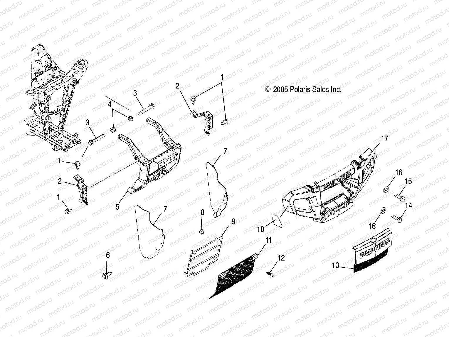 BUMPER MOUNTING - A07MH68AX/AY/AZ (4999200299920029A06) | BUMPER MOUNTING - A07MH68AX/AY/AZ (4999200299920029A06)